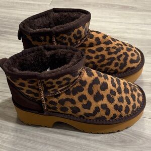 Cheetah print Ugg boots